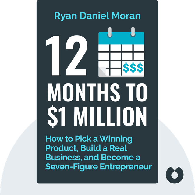 12 Months to $1 Million audiobook cover - How to Pick a Winning Product, Build a Real Business, and Become a Seven-Figure Entrepreneur