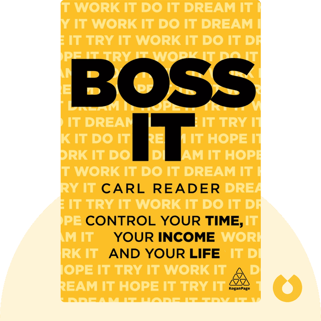 Boss It audiobook cover - Control Your Time, Your Income and Your Life