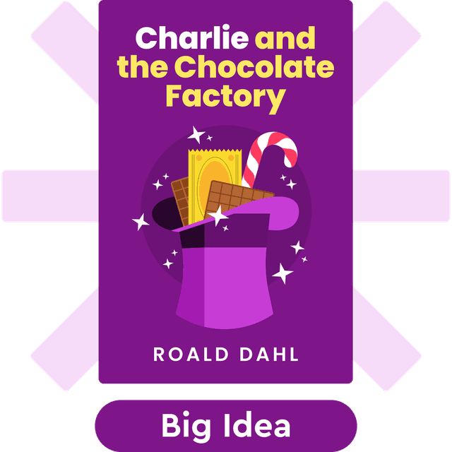 Charlie and the Chocolate Factory audiobook cover - Whimsical Adventure in a Candy World