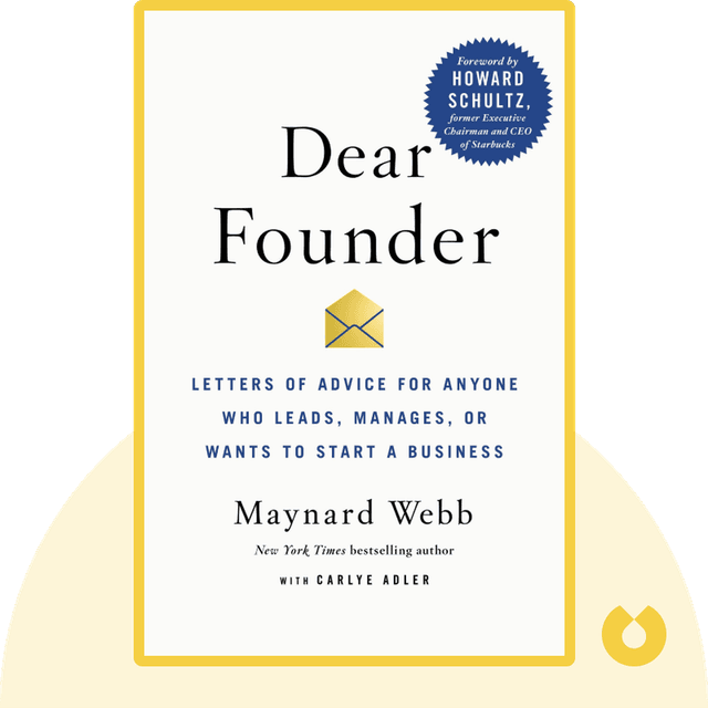 Dear Founder audiobook cover - Letters of Advice for Anyone Who Leads, Manages, or Wants to Start a Business