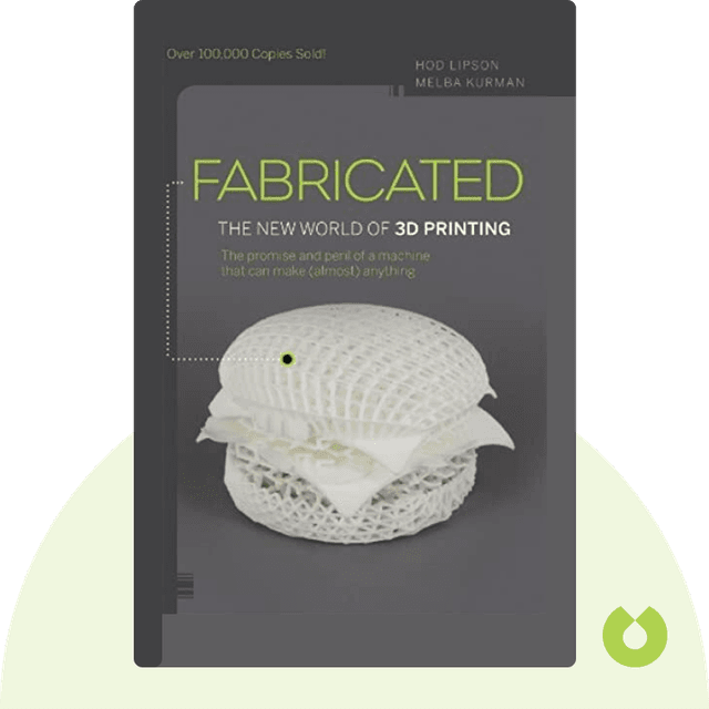 Fabricated audiobook cover - The New World of 3D Printing