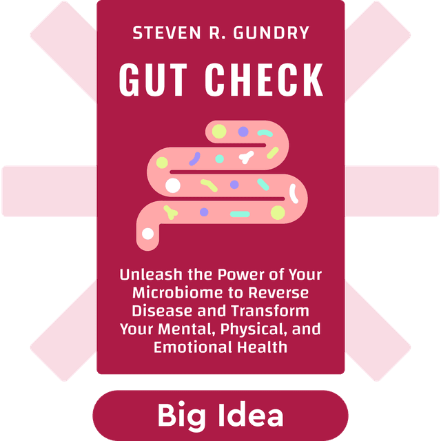 Gut Check audiobook cover - Unleash the Power of Your Microbiome to Reverse Disease and Transform Your Mental, Physical, and Emotional Health