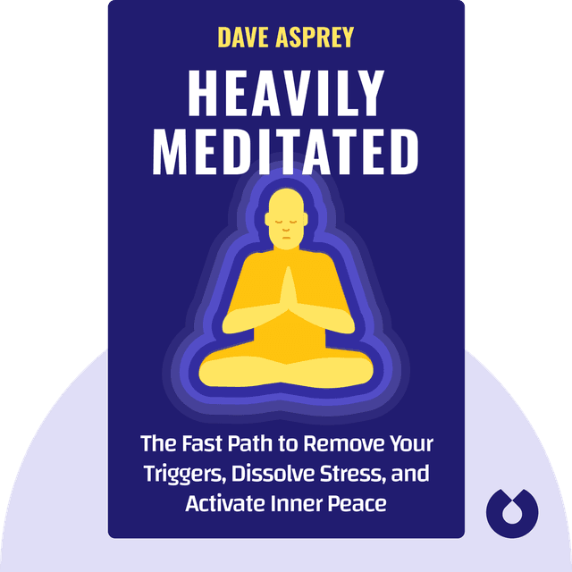 Heavily Meditated audiobook cover - The Fast Path to Dissolve Stress and Activate Inner Peace 