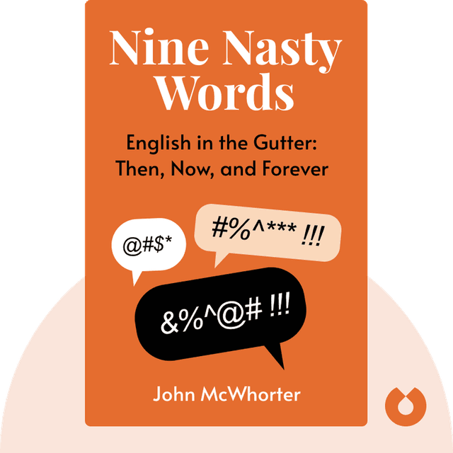 Nine Nasty Words audiobook cover - English in the Gutter: Then, Now, and Forever