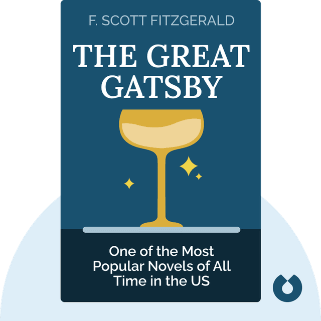 The Great Gatsby audiobook cover - A Classic Novel on the American Dream of the Roaring Twenties