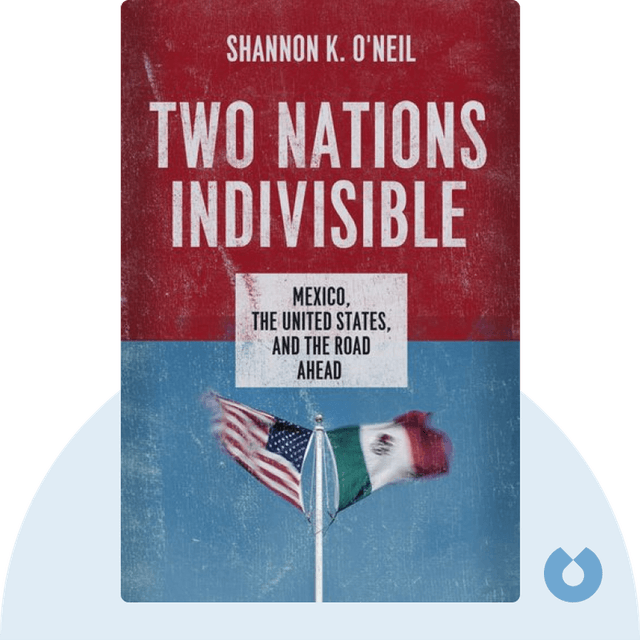 Two Nations Indivisible audiobook cover - Mexico, the United States and the Road Ahead