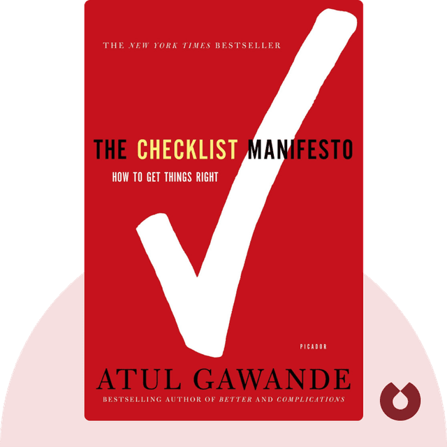 The Checklist Manifesto audiobook cover - How to Get Things Right