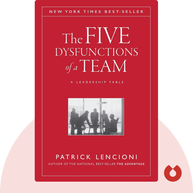 The Five Dysfunctions of a Team audiobook cover - A Leadership Fable