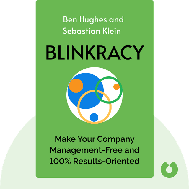 Blinkracy audiobook cover - Make Your Company Management-Free and 100% Results-Oriented