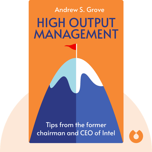 High Output Management audiobook cover - Tips from the former chairman and CEO of Intel