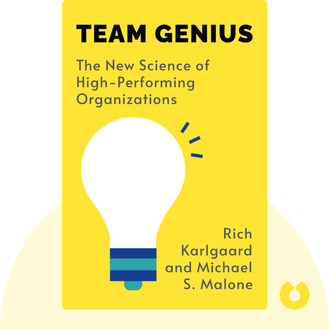 Team Genius audiobook cover - The New Science of High-Performing Organizations