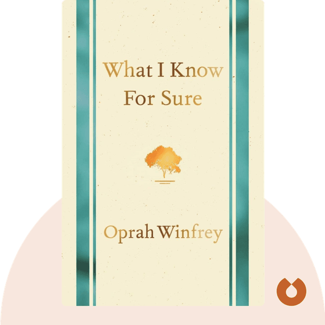 What I Know for Sure audiobook cover - Collected life lessons from Oprah's popular column