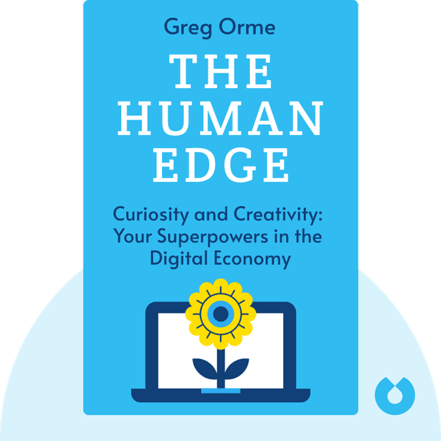 The Human Edge audiobook cover - How Curiosity and Creativity are Your Superpowers in the Digital Economy