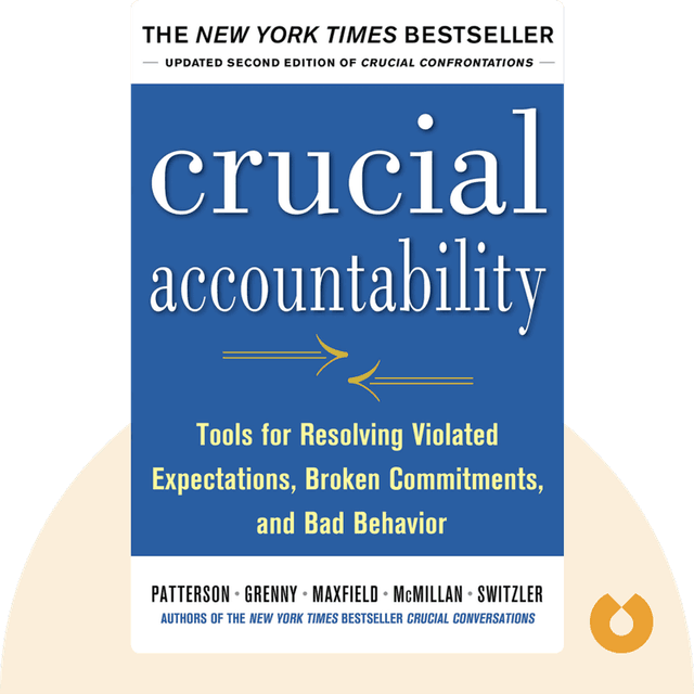 Crucial Accountability audiobook cover - Tools for Resolving Violated Expectations, Broken Commitments, and Bad Behavior