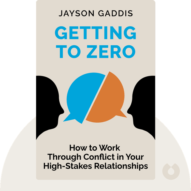 Getting to Zero audiobook cover - How to Work Through Conflict in Your High-Stakes Relationships