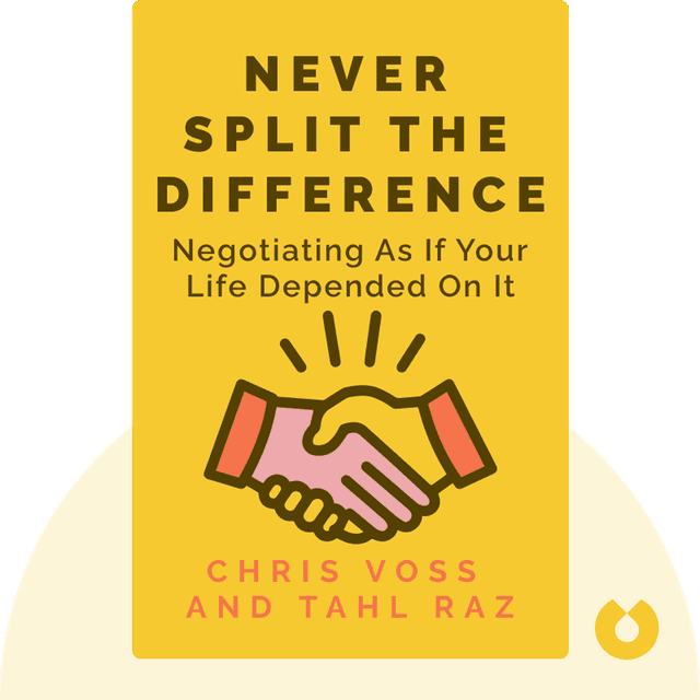 Never Split the Difference audiobook cover - Negotiating As If Your Life Depended On It
