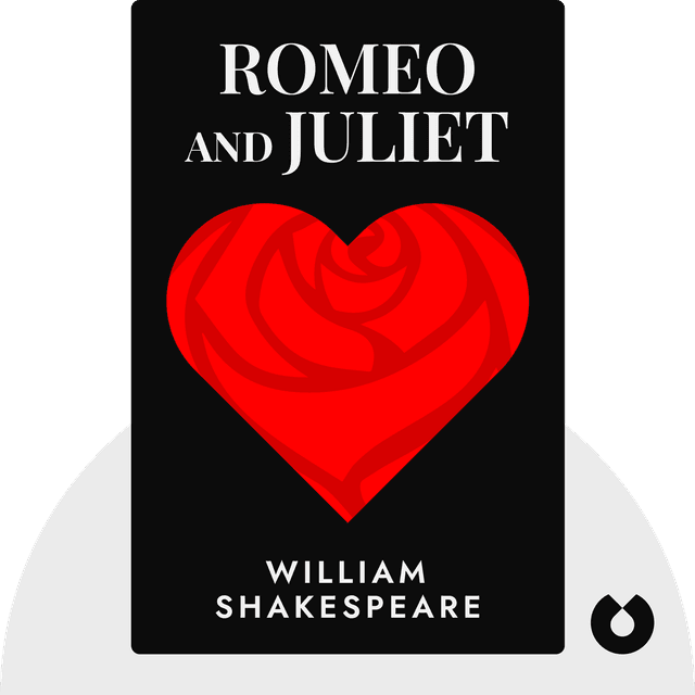 Romeo and Juliet audiobook cover - The Tragic Story of Two Star-Crossed Lovers From Feuding Families