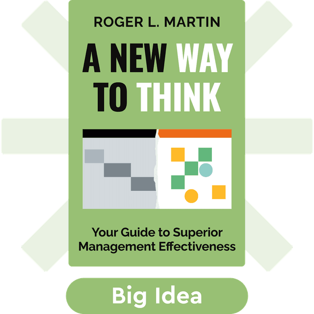 A New Way To Think audiobook cover - Your Guide to Superior Management Effectiveness