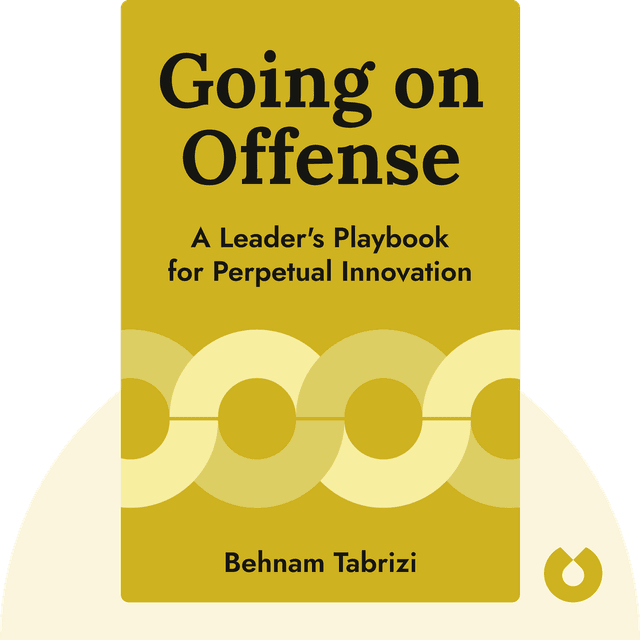Going on Offense audiobook cover - A Leader's Playbook for Perpetual Innovation