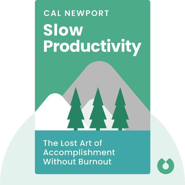 Slow Productivity audiobook cover - The Lost Art of Accomplishment Without Burnout