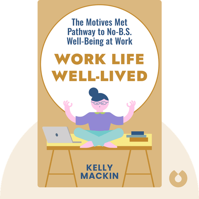Work Life Well-Lived audiobook cover - The Motives Met Pathway to No-B.S. Well-Being at Work