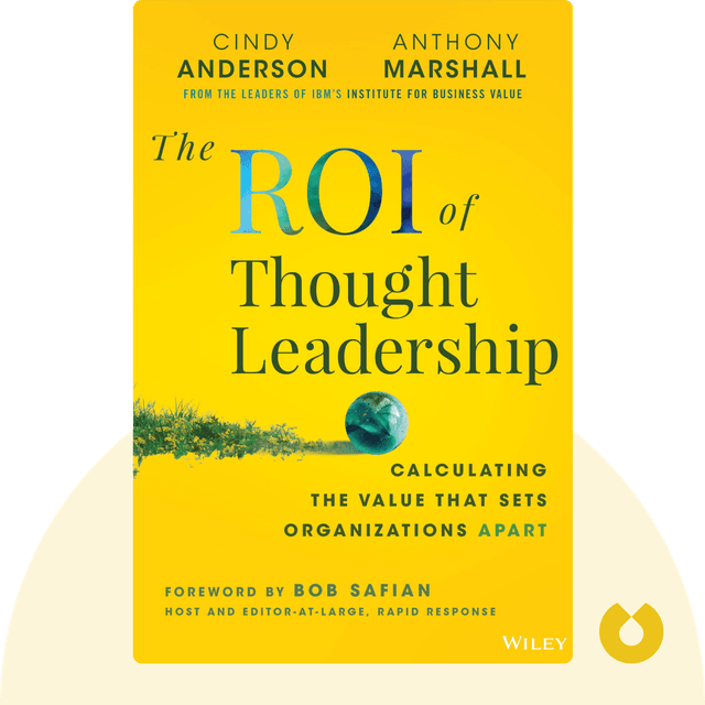 The ROI of Thought Leadership audiobook cover - Calculating the Value that Sets Organizations Apart