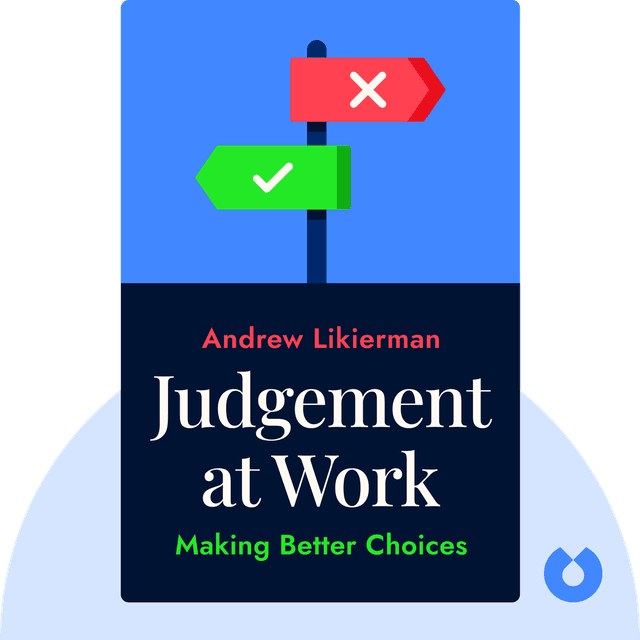 Judgement at Work audiobook cover - Making Better Choices