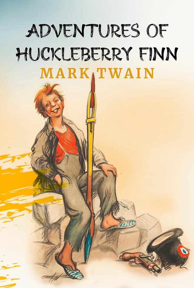 Adventures of Huckleberry Finn (Full Version) audiobook cover - Told in Huck Finn’s plainspoken voice, this river journey with the runaway Jim becomes a daring escape from “civilized” rules—and a searching test of conscience, friendship, and freedom in a world built on hypocrisy and cruelty.