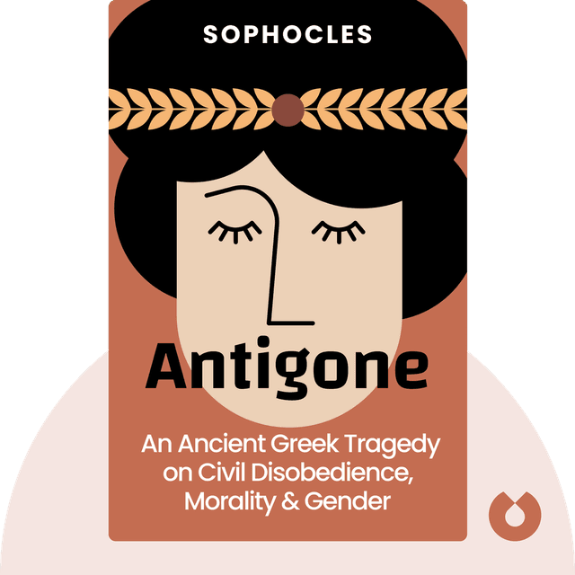Antigone audiobook cover - An Ancient Greek Tragedy on Civil Disobedience, Morality and Gender