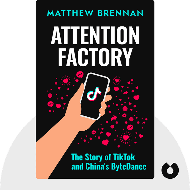Attention Factory audiobook cover - The Story of TikTok and China's ByteDance