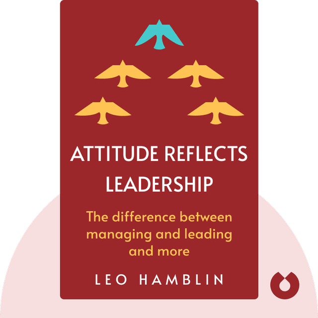 Attitude Reflects Leadership audiobook cover - The difference between managing and leading and more