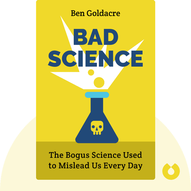 Bad Science audiobook cover - A behind-the-scenes look at the bogus science used to mislead us every day.
