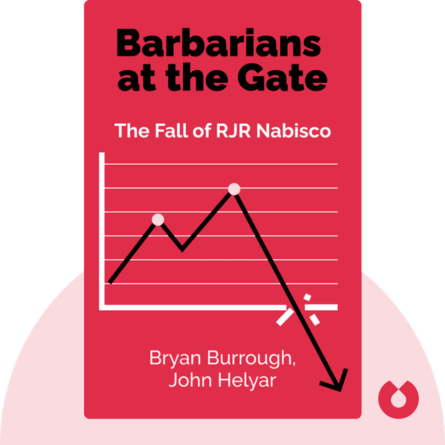 Barbarians at the Gate audiobook cover - The Fall of RJR Nabisco