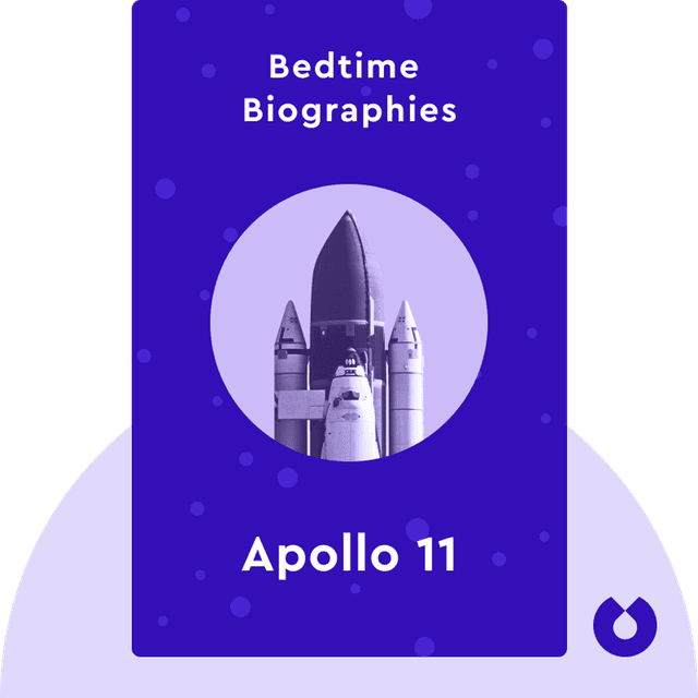 Bedtime Biography: Shoot for the Moon audiobook cover - The Space Race and the Extraordinary Voyage of Apollo 11
