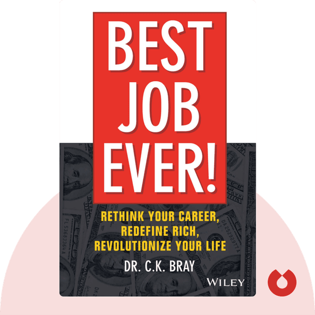 Best Job Ever audiobook cover - Rethink Your Career, Redefine Rich, Revolutionize Your Life