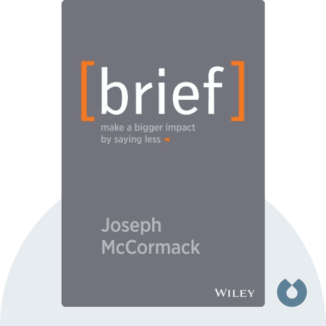 Brief audiobook cover - Make a Bigger Impact by Saying Less