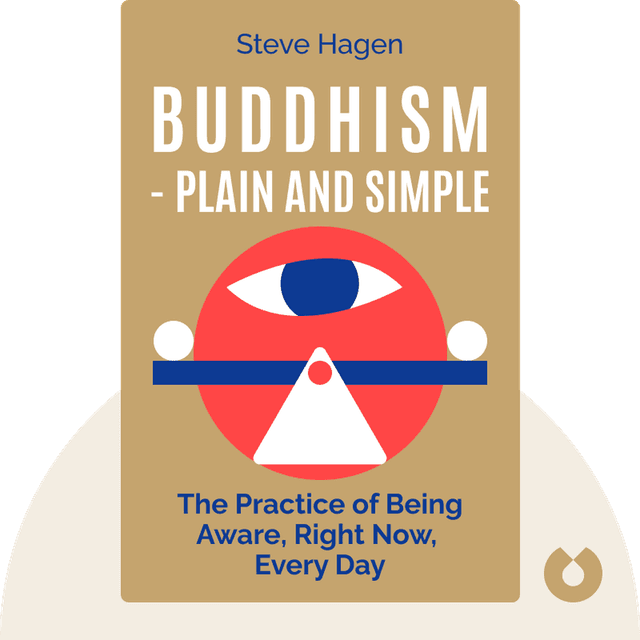 Buddhism – Plain and Simple audiobook cover - The Practice of Being Aware, Right Now, Every Day