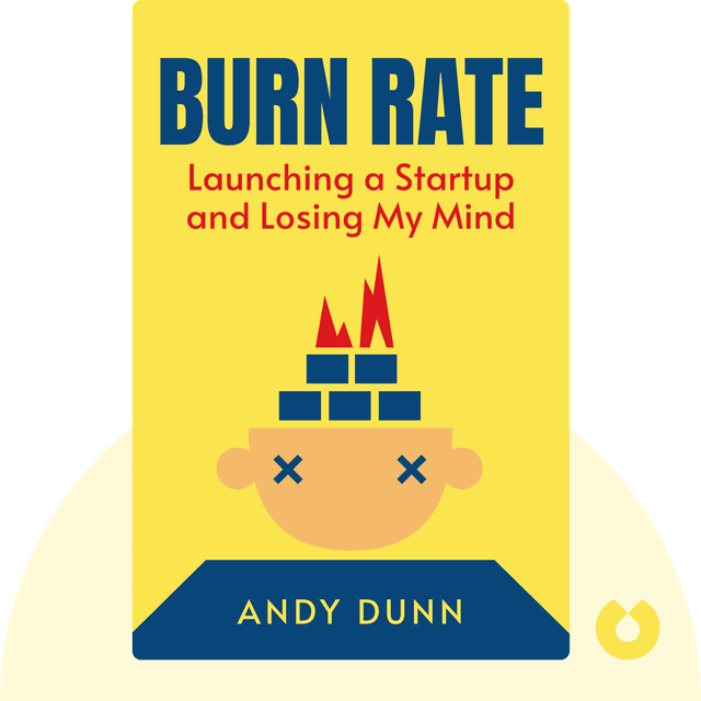 Burn Rate audiobook cover - Launching a Startup and Losing My Mind