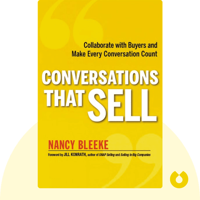 Conversations That Sell audiobook cover - Collaborate with Buyers and Make Every Conversation Count