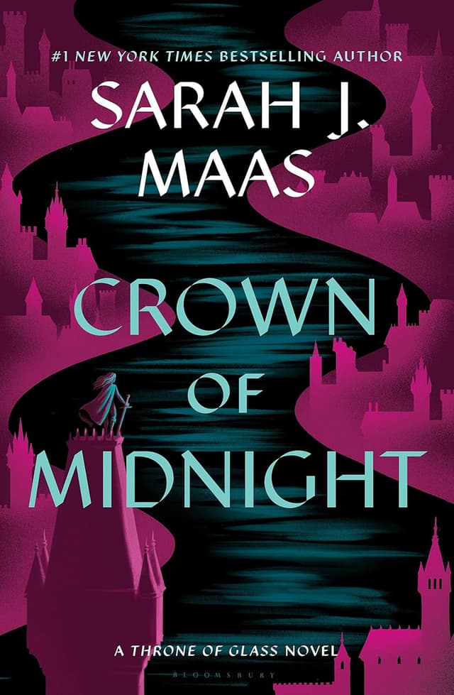 Crown of Midnight audiobook cover - The King’s Champion is paid to kill—but she’s been saving her targets instead. When a princess is butchered in the castle and ancient powers stir beneath Rifthold, Celaena must choose between freedom, love, and a secret identity that could ignite a war.