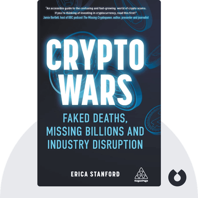 Crypto Wars audiobook cover - Faked Deaths, Missing Billions, and Industry Disruption