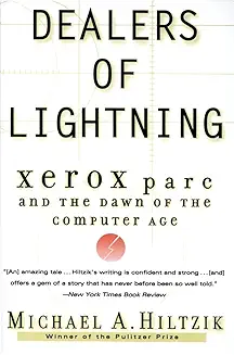 Dealers of Lightning: Xerox PARC and the Dawn of the Computer Age audiobook cover - In the early 1970s, Xerox quietly built a research lab in Palo Alto that invented the personal computer, Ethernet, the laser printer, and the modern graphical interface—then watched outsiders turn those ideas into fortunes while the parent company struggled to understand what it had paid for.