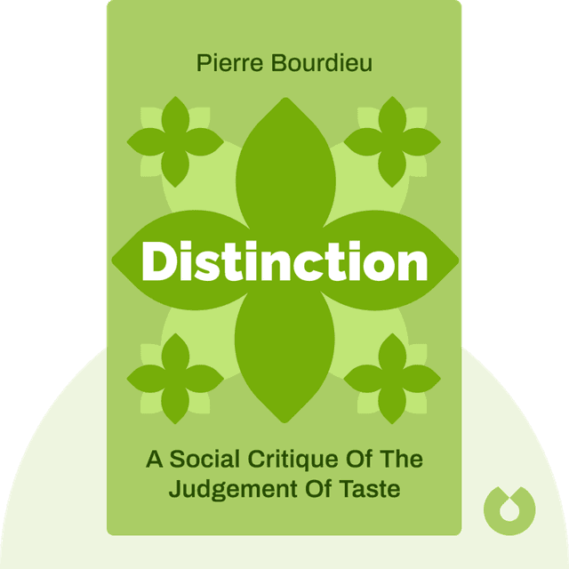 Distinction audiobook cover - A Social Critique of the Judgement of Taste