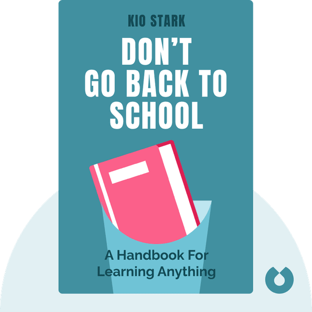 Don’t Go Back to School audiobook cover - A Handbook for Learning Anything