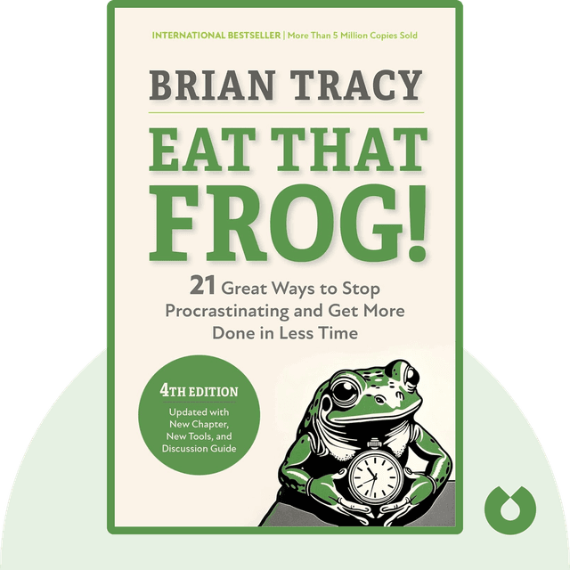 Eat That Frog! audiobook cover - 21 Great Ways to Stop Procrastinating and Get More Done in Less Time