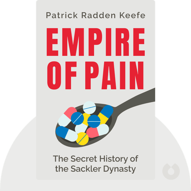 Empire of Pain audiobook cover - The Secret History of the Sackler Dynasty