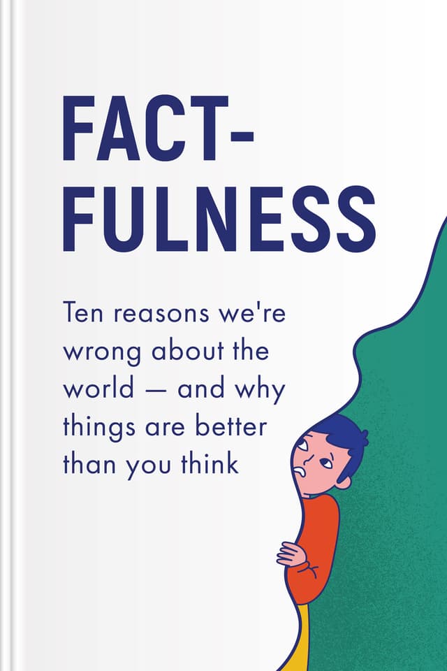 Factfulness audiobook cover - What if the world isn’t getting worse—our picture of it is? In this gentle, data-grounded journey, we learn how common instincts distort reality, and how factfulness can replace fear with clarity, hope, and wiser decisions.