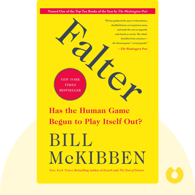 Falter audiobook cover - Has the Human Game Begun to Play Itself Out?