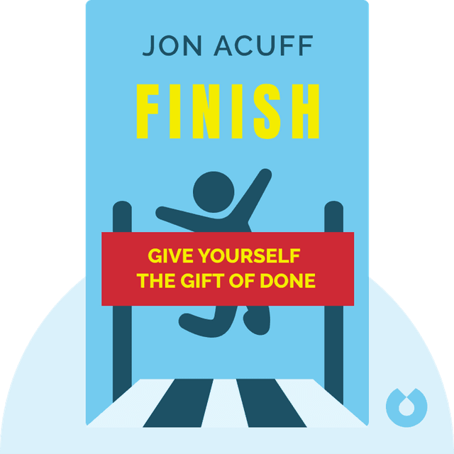 Finish audiobook cover - Give Yourself the Gift of Done