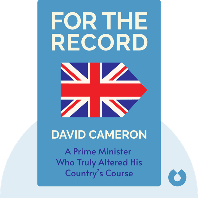 For the Record audiobook cover - An honest account from a prime minister who truly altered his country’s course